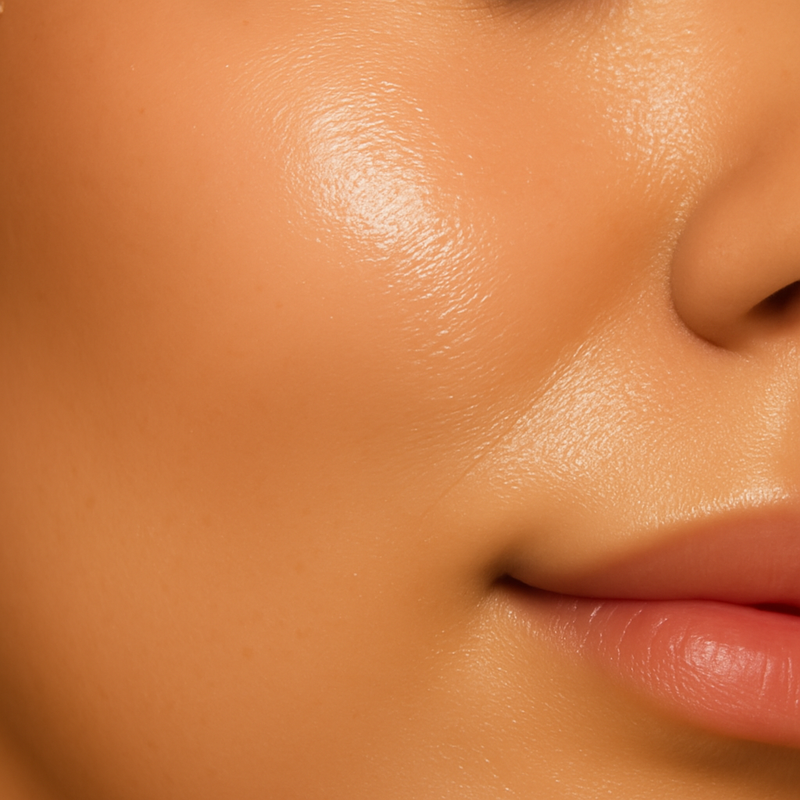 Dry skin after treatment