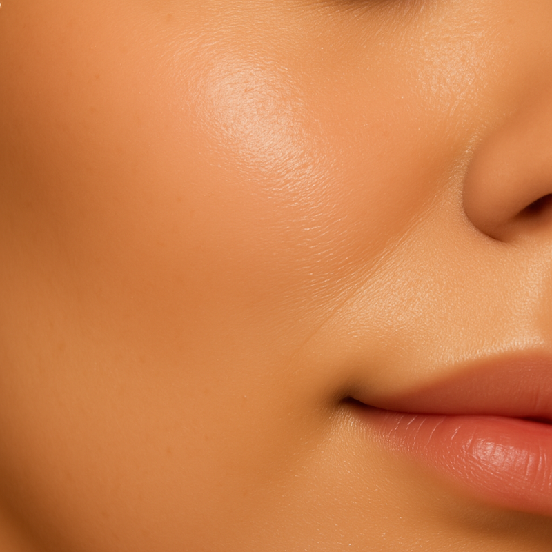 Sensitive skin before treatment